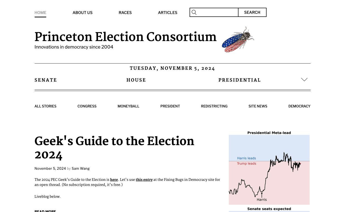 Princeton Election Consortium